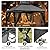 ECOTOUGE Outdoor Gazebo 10'x10', Heavy Duty Canopy Tent with Soft Double Roofs & Metal Corner Frame Shelves, Party Tent Shelter with Mosquito Netting for Patio, Deck, Backyard, Grey