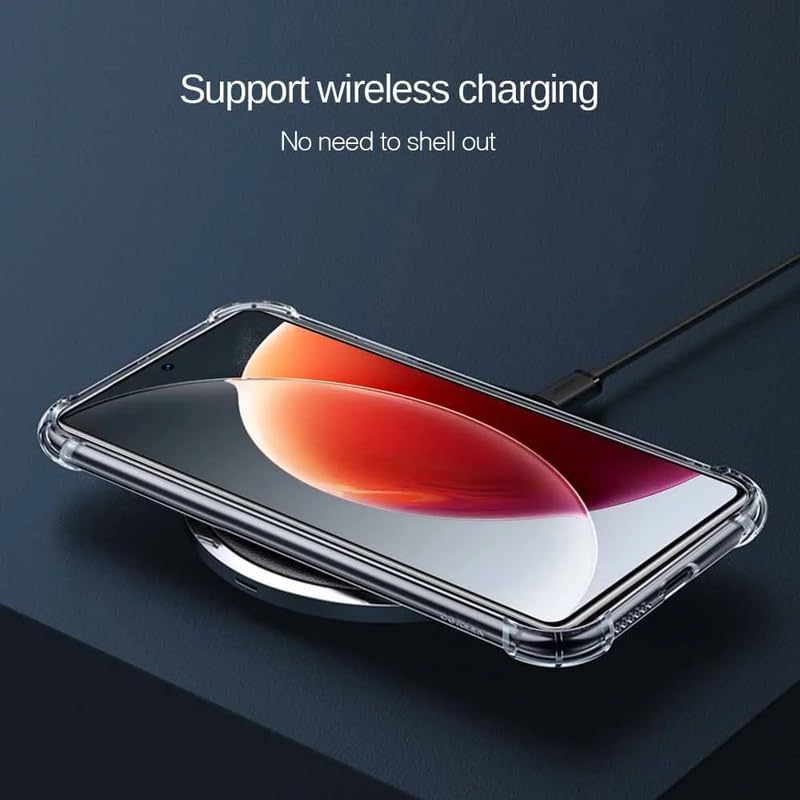 Image of Back Cover Shockproof Silicone Protective Back Case for Tecno Camon 30 -Transparent