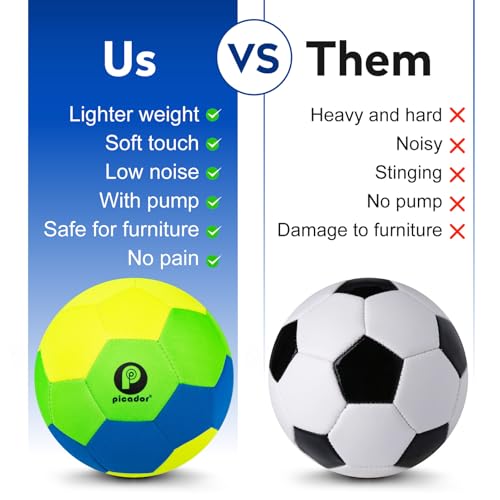 PP PICADOR The House Ball Size 4 Silent Indoor Soccer Ball (Pump Included) — view 5