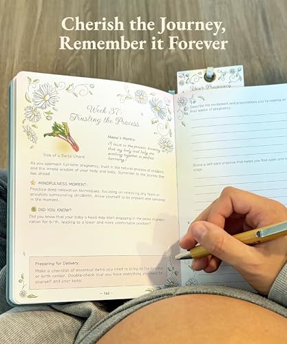 Luminate Press PREGNANCY JOURNAL MEMORY BOOK Keepsake Pregnancy Journal thumb #6