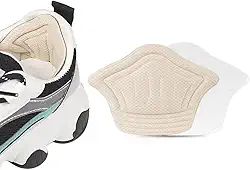 Protetor De Calcanhar Revest Alto Conforto Tênis E Sapatos (Bege(Nude))