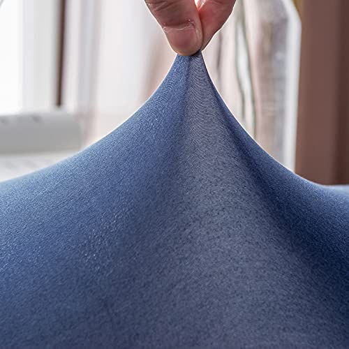 Daesar Sofa Cover Stretch, Couch Armrest Covers Sika Deer Maple Leaf Sofa Slipcover Navy Blue Orange (Polyester 1 Seater) #TOP3