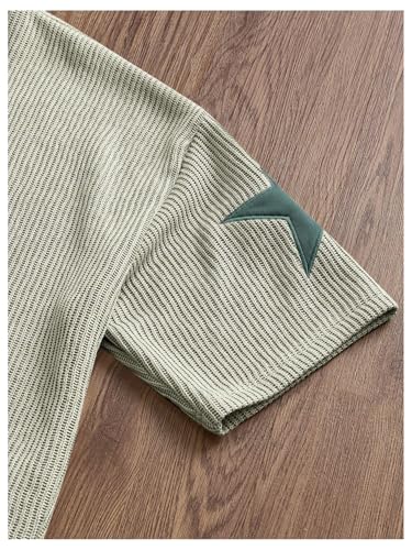 SHENHE Men's Oversized Jersey Football Star Number Graphic Print Short Sleeve Baggy Knit Jersey Tops4