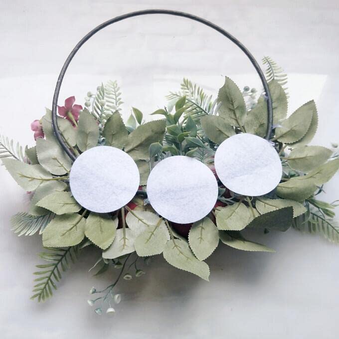 Image of YYCRAFT Bulk 500pcs White Felt Circles 1.5 Inch Soft Felt Round Pad,38mm