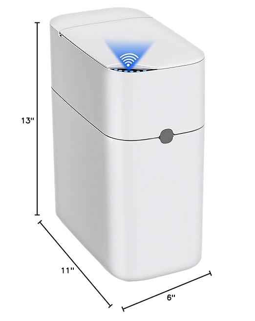 CTIME Basurero Automático Sin Contacto 3 Galones Blanco miniatura 10