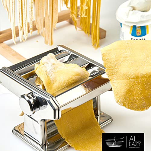 Manuelle Nudelmaschine aus Edelstahl von All Eazy Home & Kitchen