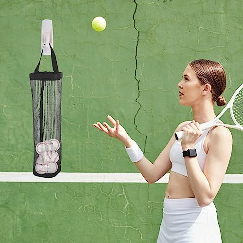 INOOMP Bolsa De Golfe De Malha De Náilon 3 Peças Bolsa De Bola De Golfe Preta Acessórios De Golfe Bo