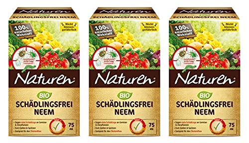 NATUREN Bio Schädlingsfrei Neem 225 ml - Wirksam gegen viele saugende und beißende Schädlinge