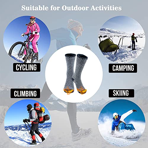 Tssplus Mens Winter Thermal Warm Heavy Duty Cotton Crew Work Boots Socks 9-13 (3-Pairs) #TOP6