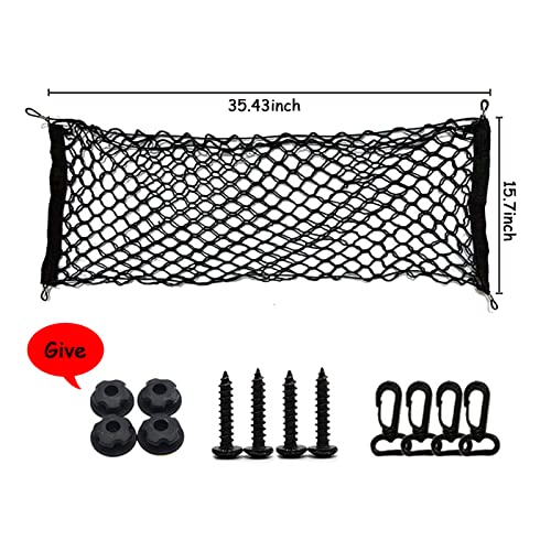 Filet de coffre BetterJonny anti-glissement double couche pour empêcher les objets de bouger