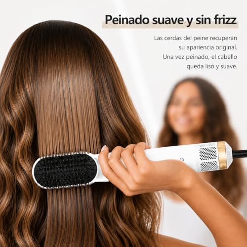 Cepillo de peinado caliente para secar y moldear el cabello rápido por la mañana 6