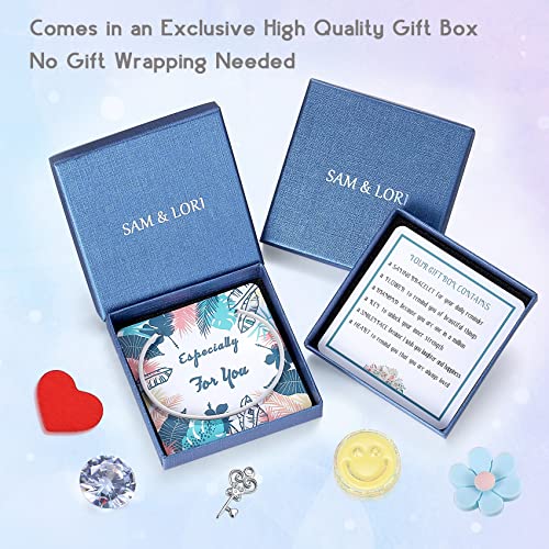 Daughter Gift From Dad Father Mother Daughter In Law Cuff Bracelets Birthday Gifts Women Bride To Be Unique Teen Girl Jewelry Her Cute Presents Christmas Stocking Stuffer Valentine Day To My Daughter #TOP5