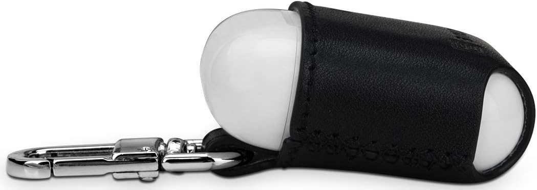 StilGut Leather Case for Apple AirPods 2. Generation, AirPods 2 Case with Carabiner, Black Nappa, Black Nappa - with carabiner - Image 4
