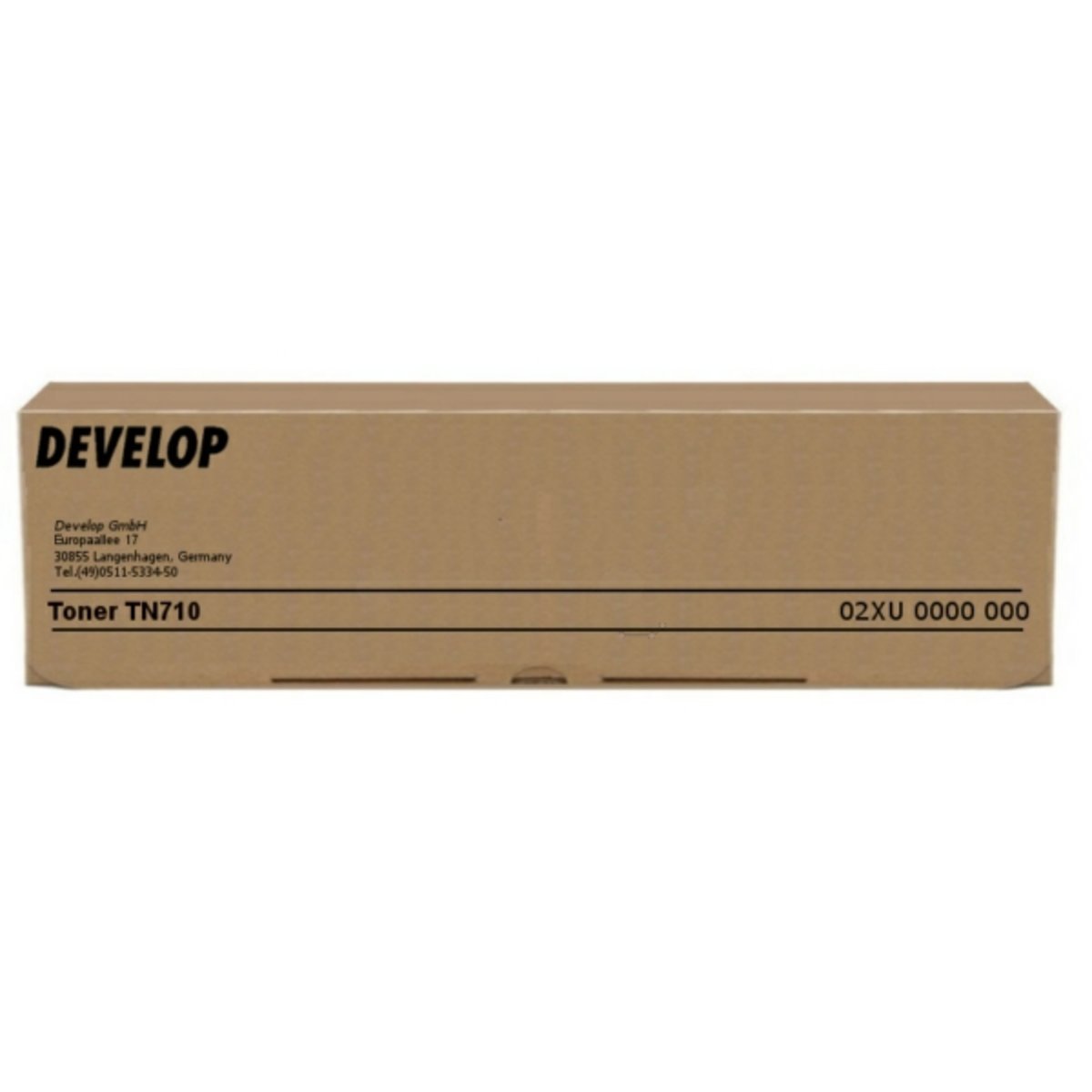 Toner black Develop Ineo 750 TN-710 02XU consommable original noir