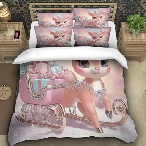 Parure de lit icônes de caca mignon 260x220 cm housse de couette microfibre 3D