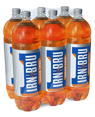 IRN-BRU Sugar Free Bottles, 2L - Pack of 6