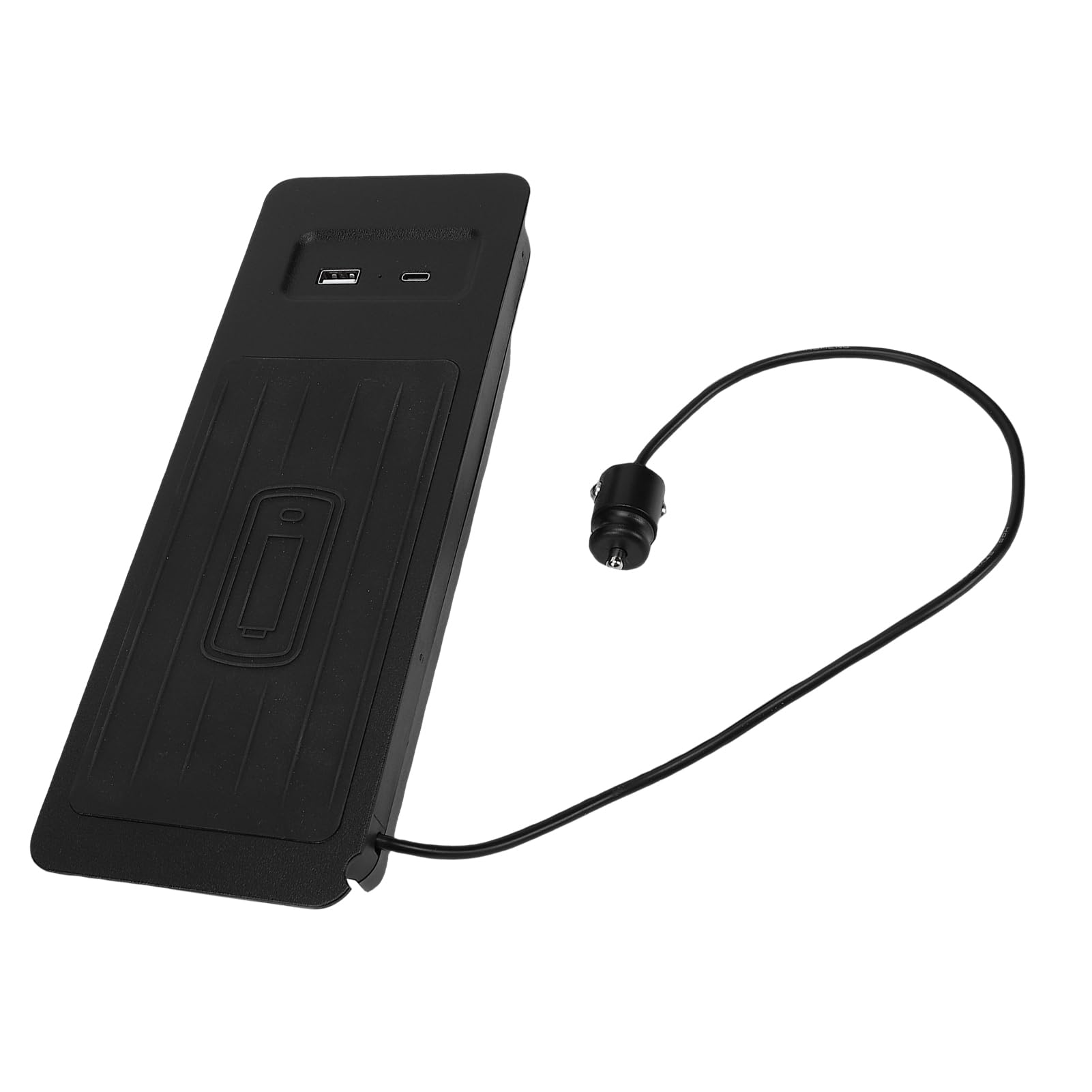 Caricabatterie per Auto Wireless, Pad di Ricarica Rapida da 15 W, Caricabatterie per Auto in Plastica per 2020, Ideale per Caricare il Telefono nel Veicolo
