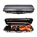 yinfente Violin Case 4/4 Full Size Carbon Fiber Oblong Violin Bag With Music Sheet Bag Adjustable Backstrap Hygrometer Lightweight Protable