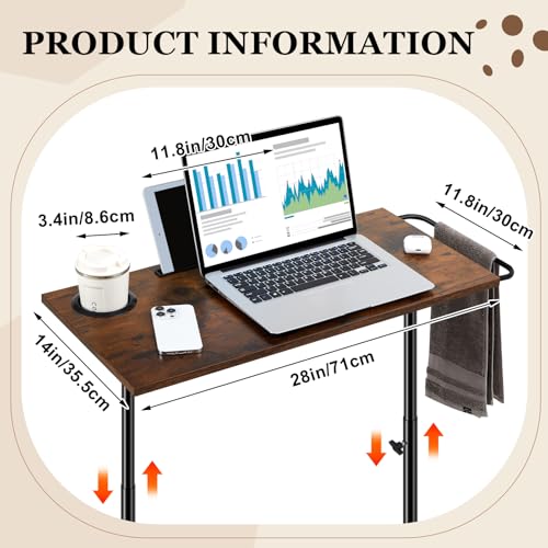 Image of Weysat Walking Pad Desk, Adjustable Height Treadmill Desk, 31.5 inch-47.2 inch