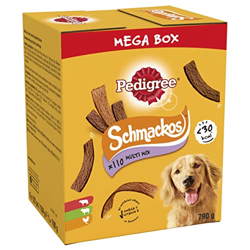 Pedigree Schmackos Mega Pack Dog treat multipack with beef, lamb and
