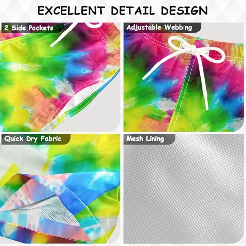 Boys Swim Trunks Tie Dye Color Toddler Swim Shorts Little Boys Bathing Suit Swimsuit Toddler Boy Swimwear 2T 202c16663