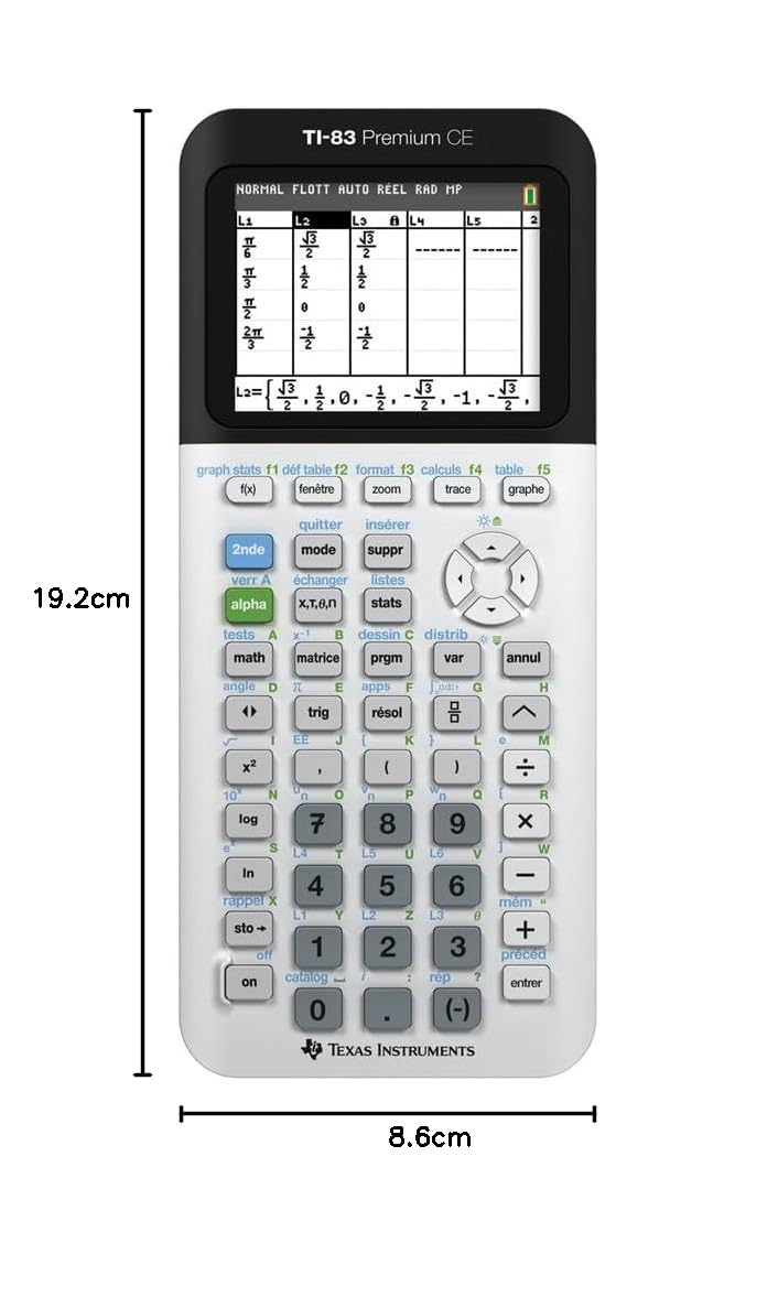 Texas Instruments TI‑83 Premium CE Calcolatrice grafica a colori