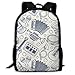 XCNGG Instrumento musical Juguetes para bebés Divertido azul Moda Bolsa de hombro al aire libre Durable Viaje Camping para niños Mochilas