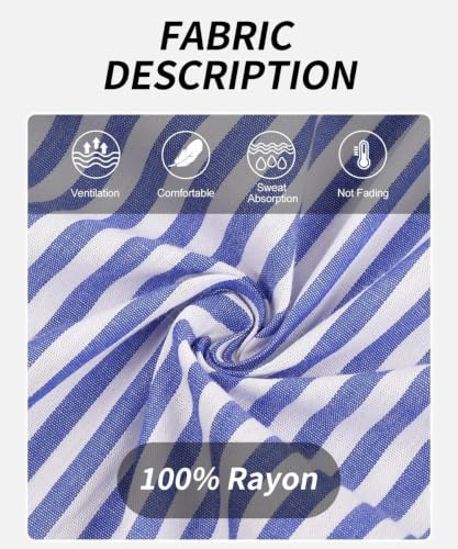 Image of TIYOMI Women Plus Size Dress Boho V Neck Short Sleeve Beach Maxi Dresses Floral /Stripe /Leaves /Lemon XL-5XL
