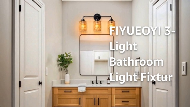Image of Farmhouse Bathroom Light Fixtures, 3-Light Boho Vanity Lights | Hand Woven Rattan Wicker Shades, Rustic Vanity Lighting Over Mirror for Bedroom Bathroom Hallway Foyer Restroom