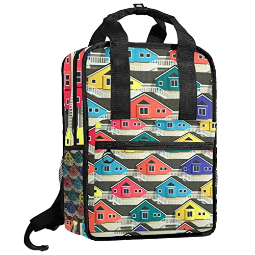 Sac à dos coloré pour garçons et filles ultra résistant à bretelles réglables