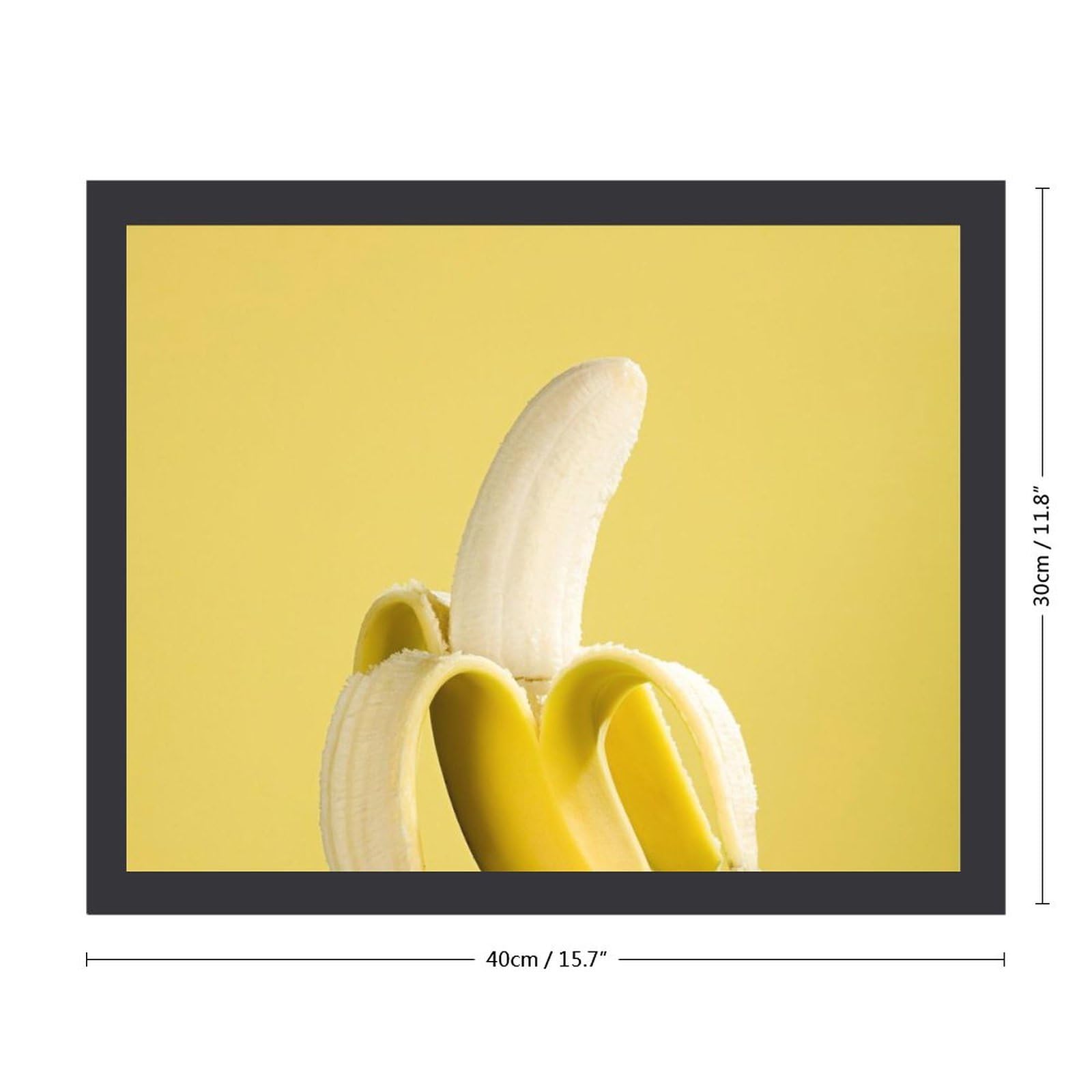 額縁 絵画 バナナ インテリア Amazon.co.jp: 皮をむいたバナナ 絵画 絵 ミニマリストの修正 宣伝する