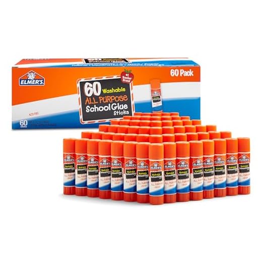 Elmer's All Purpose School Glue Sticks, Washable, 7g, 60 Count