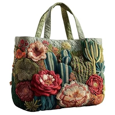 Borsa a tracolla per donne, borsa a spalla trapuntata a grande capacità, leggera, borsa da viaggio vintage con motivi trapuntati per ragazze, borsa casual per lavoro, shopping e viaggio (A)