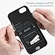 WELUV Qi Akku Hülle Für iPhone 6 6s 7 8 SE2 SE3 Kabelloses Ladehülle 3200mAh Akku Case QI Case Dünn ladehuelle Wireless Ladebatterie Handy Schutzhülle 2023