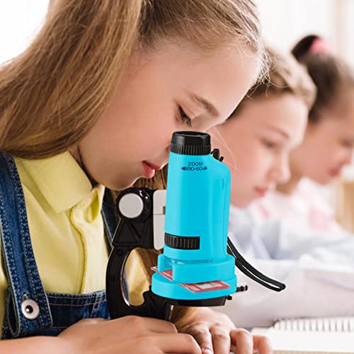 Microscópio de laboratório infantil,Microscópios de Bolso de Aprendizagem Interativa para Crianças,
