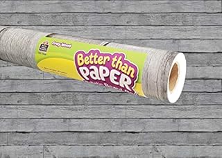 Teacher Created Resources Gray Wood Better Than Paper Bulletin Board Roll (TCR77035)
