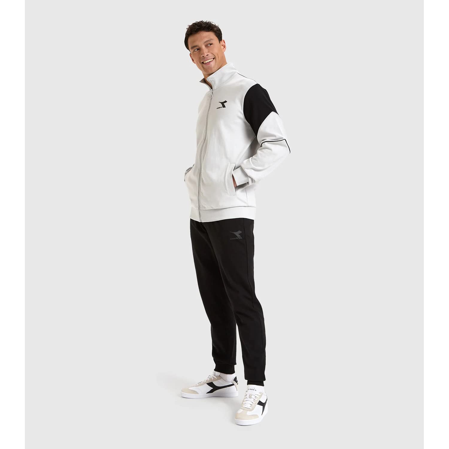 Diadora TRACKSUIT FZ CORE TUTA UOMO IN FELPA LEGGERA SPORT COMPLETO 102.178180