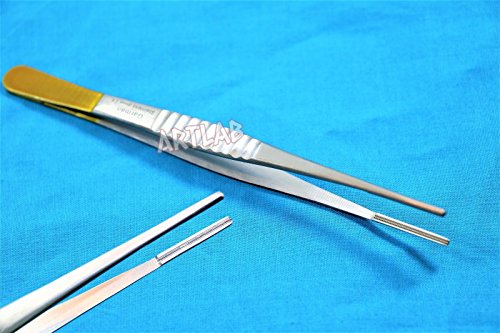 1 Each Debakey Forceps Tweezers Debakey Forceps Serrated Narrow Tips For Atraumatic Veterinary Microscopy Dissection Comes In Gold Handle 6