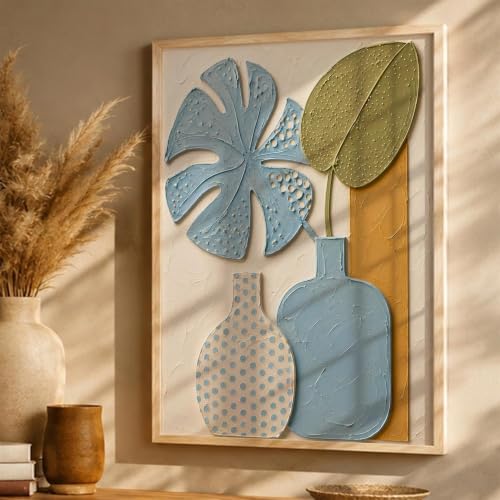 Image of kotart Boho Art Home Decoration Painting | Boho Painting With Frame For Living Room Bed Room Hotel Wall Decor Digital Reprint (13X17 inch)