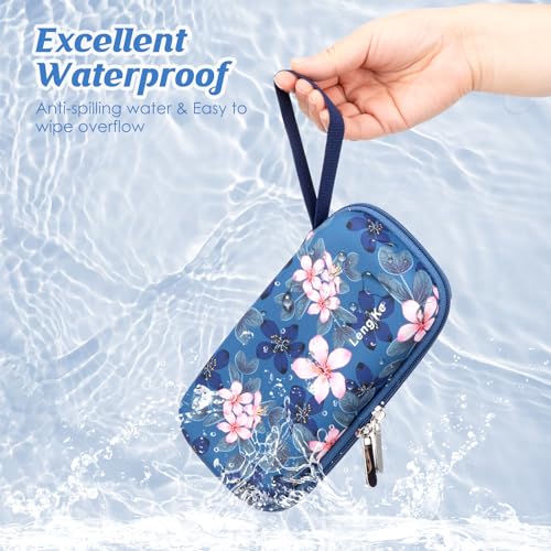 Image of YOUSHARES Insulin Cooler Travel Case - Diabetic Insulated Organizer Portable Cooling Bag for Medication Cooling Insulation, Insulin Pen Case with 2 TSA Approved Cooler Ice Pack