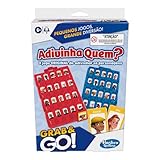Hasbro Gaming Adivinha Quem? Grab and Go, jogo de tabuleiro infantil portátil para 2 jogadores, brinquedo para crianças acima de 6 anos, presente