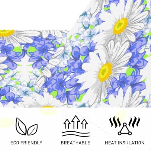 Lot de 6 sets de table antidérapants aux douces fleurs violettes
