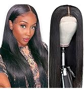 SUNKASA Glueless Wigs Human Hair Pre Plucked 180 Density HD Lace Front Wigs Human Hair for Black ...