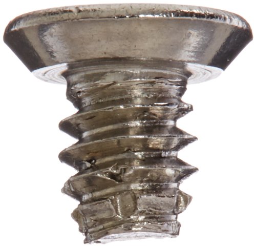 Small Parts 0403FPU188 18-8 Stainless Steel Thread Cutting Screw, Plain Finish, 82 Degree Flat Undercut Head, Phillips Drive, Type F, #4-40 Thread Size, 3/16" Length (Pack of 100)