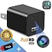 Hidden Camera - Mini Spy Camera - Motion Detection - USB Charger Camera - Hidden Spy Cam - Hidden Nanny Cam - Home Surveillance Security Camera Full HD 1080P - No Wi-Fi Needed