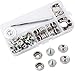 Produktbild AIEX 60 Stück Canvas Snaps Kit Edelstahl Befestigungsschrauben für Möbel Canvas Bootsdeckel Snap Button mit 2 PCS Einstellwerkzeug (20 Sätze)