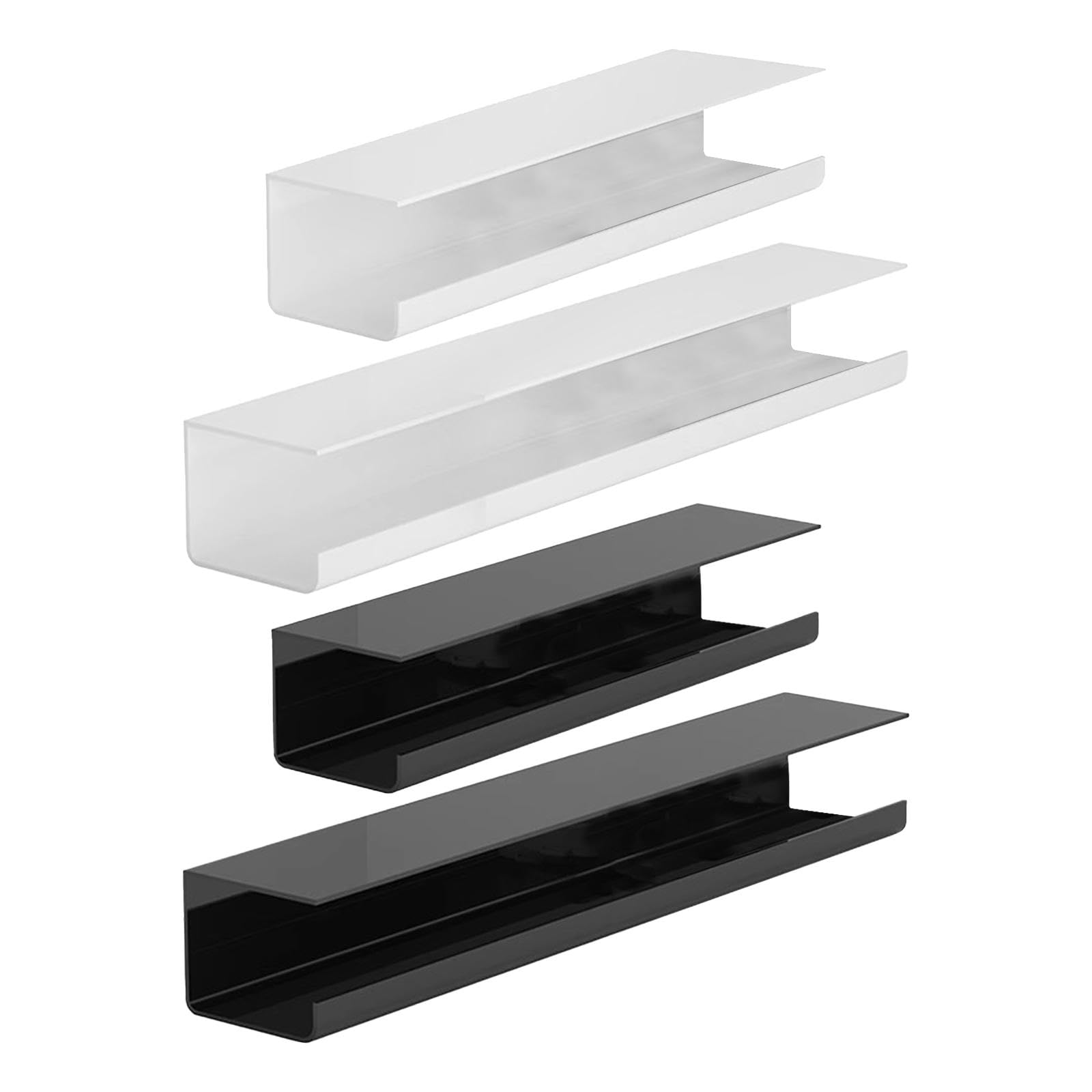 Household Supplies & Cleaning |Home Organization |Storage Boxes Storage Boxes Under Desk Cable Management Tray Wire Management Tray for Home Desk Computer White 40cm