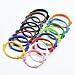 JJWNML 16pcs welpen ID halsbänder, Neugeborene kätzchen, weiche Polyester halsbänder einstellbare Bands Identifikation welpenhalsband für Neugeborene Haustier, Multi Coloured (S,12-20CM)
