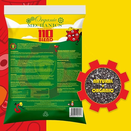 Organic Mechanics 110 Blend Potting Soil, 1.76 Cubic Foot - Level Up Your 70/30 Blend! - Thumbnail 2