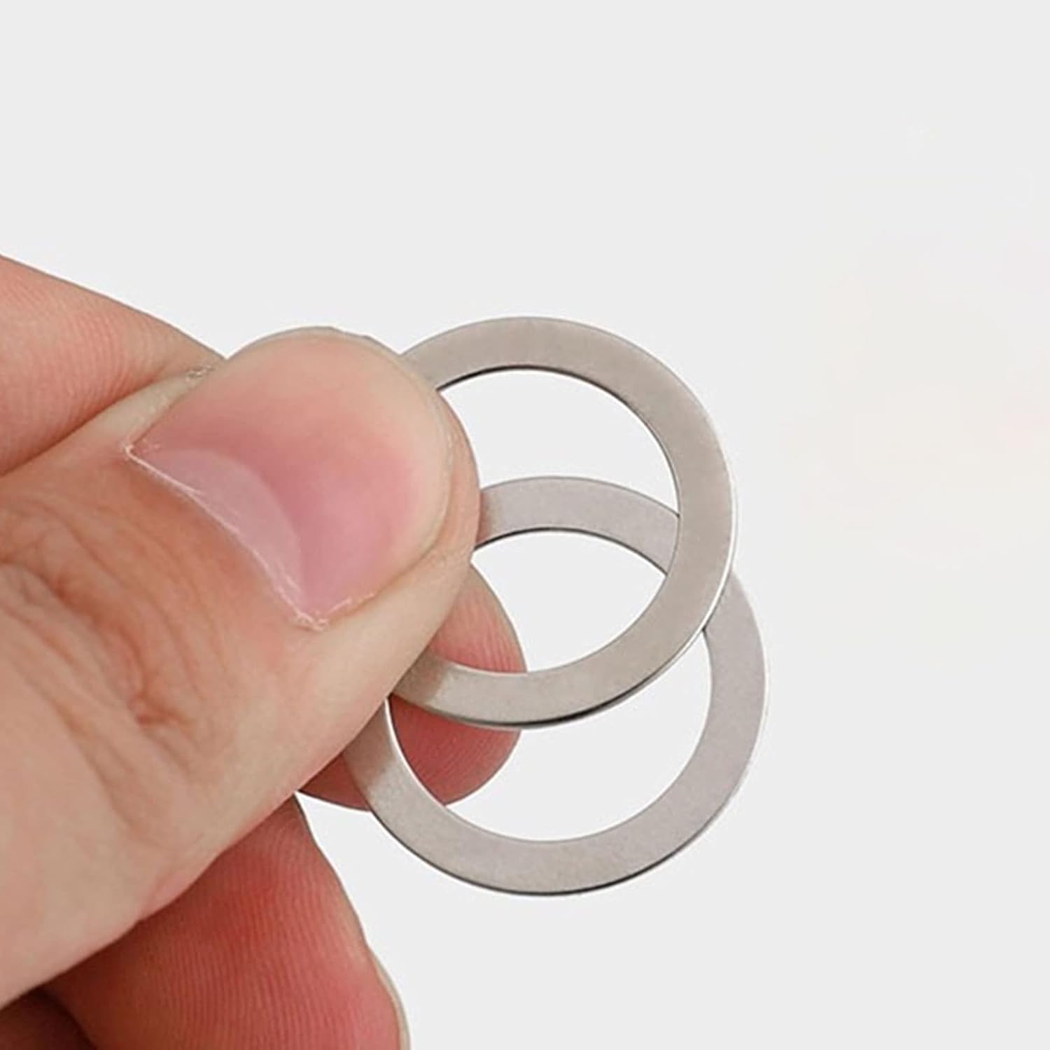 Zkenshan-washers Thickness 1.0mm Stainless Steel 304 Flat Washer Ultrathin Gasket M4-M40 A2 Thin Shim Washers, Good wear Resistance (Inner Diameter : M12X20X1.0 100Pcs)